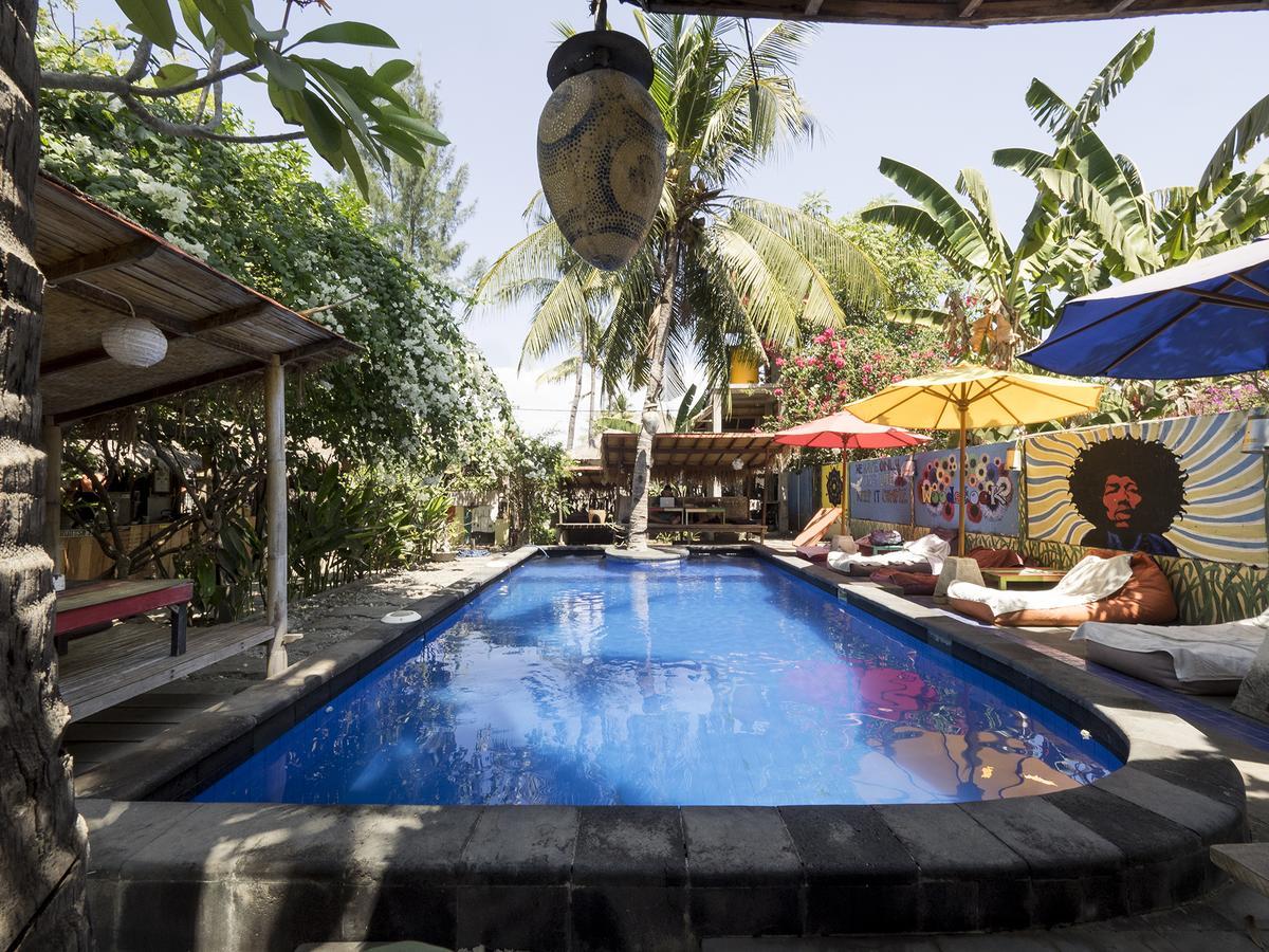 ホテルWoodstock Gili - Garden And Bungalows ギリ・トラワンガン エクステリア 写真